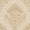 Bricoflor Vlies Barocktapete Creme Gold Edle Barock Tapete in Sandfarben für Schlafzimmer und Wohnzimmer Ornament Vliestapete mit Vinyl Elegant