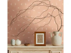 Bricoflor Vliestapete In Apricot Gold Elegante Tapete Im 20Er Jahre Stil Mit Metallic Effekt Vlies Mustertapete Für Schlafzimmer* Tapetenmuster