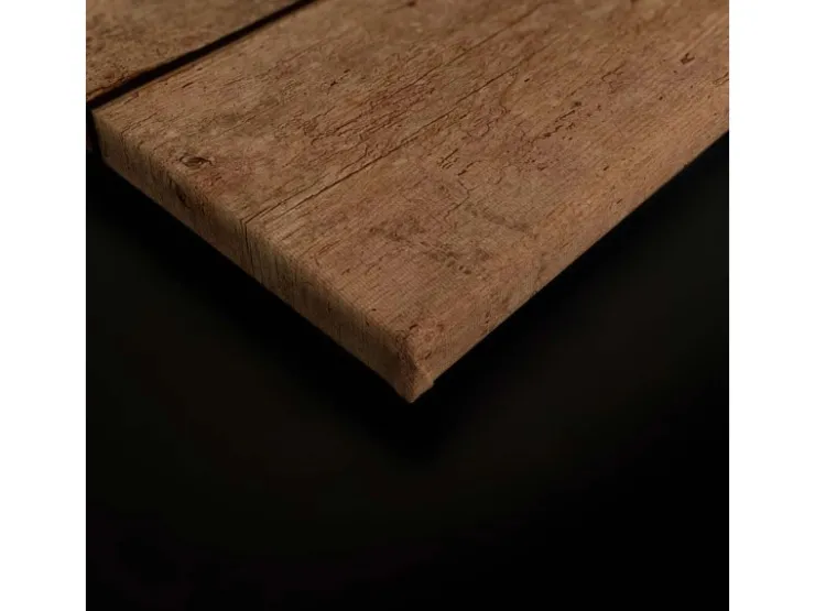 Bricoflor Wandbild Rustikal Braun Leinwandbild In Holzoptik 90 X 60 Cm Bild Mit Eiche Im Landhausstil Ideal Für Wohnzimmer