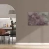 Bricoflor Wandbilder Altrosa Grau Aquarell Bild Abstrakt Für Jugendzimmer Und Schlafzimmer Deko Leinwandbild In 90 X 60 Cm