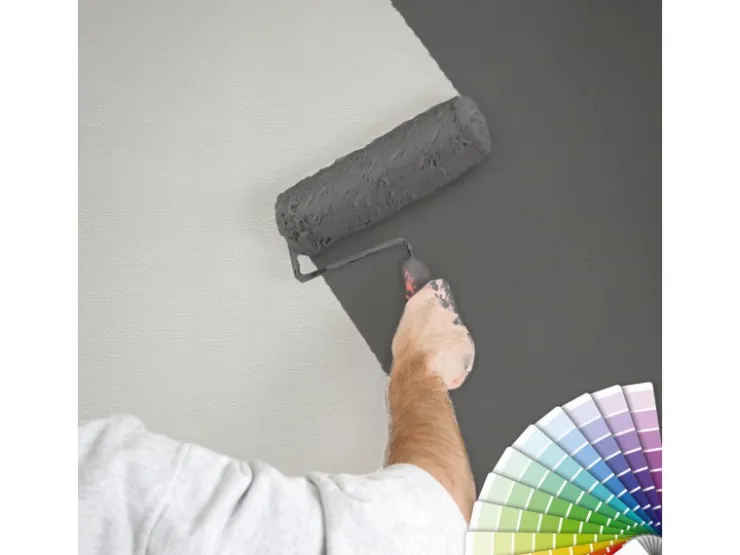 Bricoflor Weiße Tapete Schlicht Uni Vliestapete Hell Ideal für Büro und Schlafzimmer überstreichbare Vlies Wandtapete in Weiß für Arbeitszimmer* Überstreichbare Tapeten