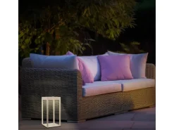 Brilo LED Laterne Luca Touch Dimmbar IP44 Spritzwassergeschützt