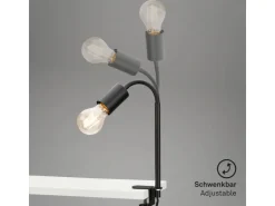 Briloner Klemmleuchte Krampo Schwarz