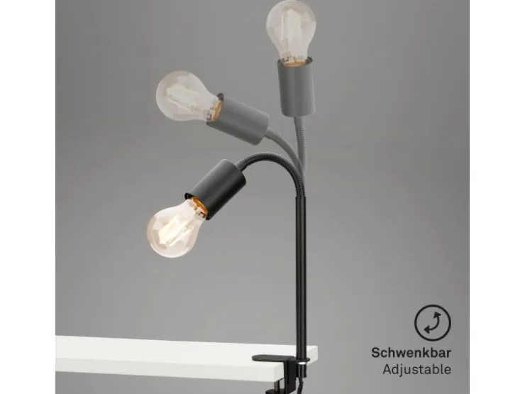 Briloner Klemmleuchte Krampo Schwarz