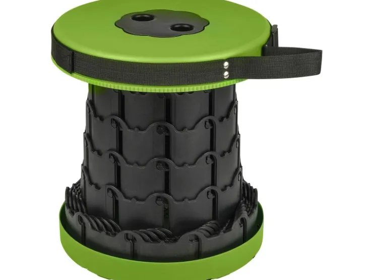CALIMA Campinghocker Faltbar Höhenverstellbar ø 25 cm* Hocker