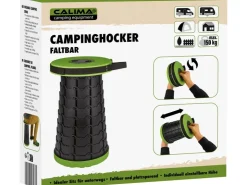 CALIMA Campinghocker Faltbar Höhenverstellbar ø 25 cm* Hocker