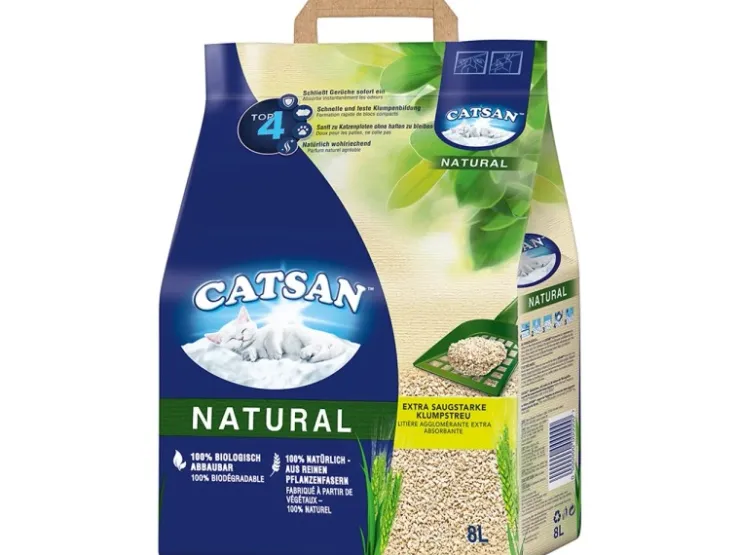 Catsan Katzenstreu Klumpstreu Natural 8 l* Katzenbedarf