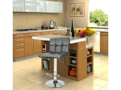 CCLIFE 2er Set Barhocker Hocker Höhenverstellbar 62cm-82cm* Hocker