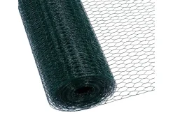 CCLIFE Hühnerzaun Geflügelnetz 25mm Maschenweite 100cm Höhe 50m Länge PVC-Beschichtet* Kleintierbedarf
