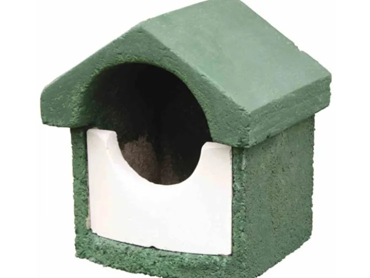 CJ Wildlife Nistkasten Holzbeton Grün 19 cm x 24 cm x 17,5 cm* Vogelbedarf