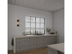 Cocoon Home Concepts Holz Jalousien 220 x 175 50mm Lamellen Weiß