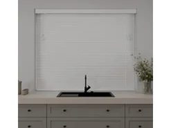 Cocoon Home Concepts Holz Jalousien 220 x 175 50mm Lamellen Weiß