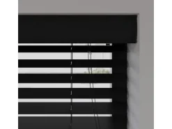 Cocoon Home Concepts Holz Jalousien 220 x 175 50mm Lamellen Schwarz