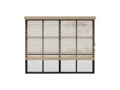 Cocoon Home Concepts Holz Jalousien 100 x 130 50mm Lamellen Naturel* Jalousien