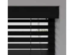 Cocoon Home Concepts Holz Jalousien 100 x 130 50mm Lamellen Schwarz