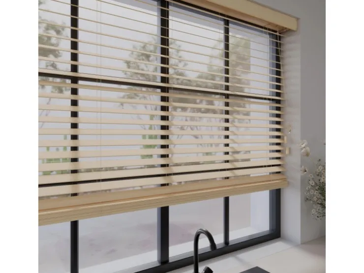 Cocoon Home Concepts Holz Jalousien 220 x 240 50mm Lamellen Naturel* Jalousien