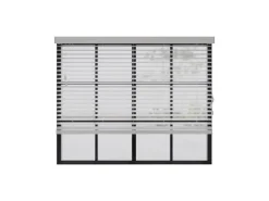 Cocoon Home Concepts Holz Jalousien 200 x 175 50mm Lamellen Weiß