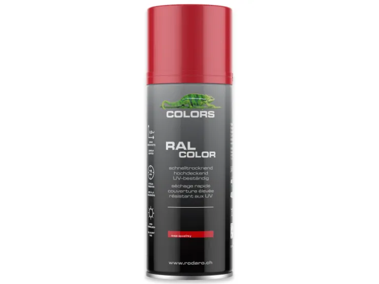 COLORS Sprühlack 400ml RAL3020 Verkehrsrot Glanz* Künstlerfarben