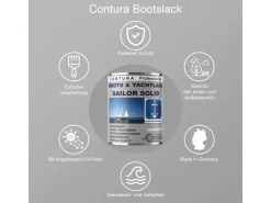 CONTURA Boots & Yachtlack Bootslack Holzlack Hartlack Klarlack 750ml Seidenmatt* Klarlacke