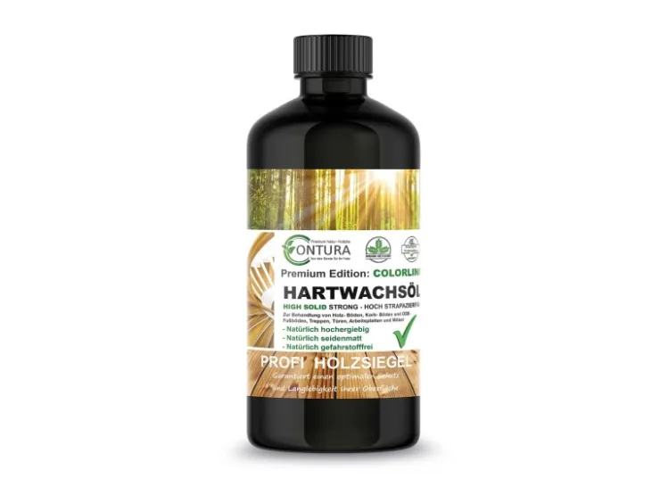 CONTURA Hartwachsöl Colorline FARBIG Fußbodenöl Parkettöl Möbelöl Holzöl 250ml 10 Frost White