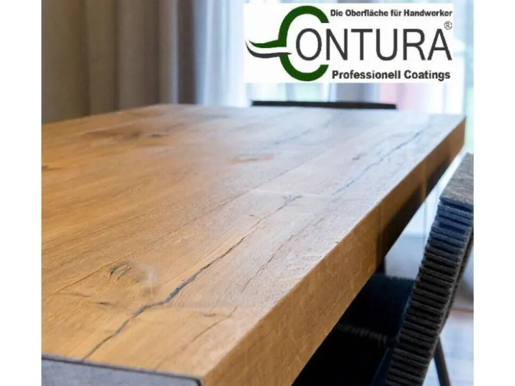 CONTURA Hartwachsöl Colorline FARBIG Fußbodenöl Parkettöl Möbelöl Holzöl 250ml 10 Frost White