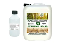 CONTURA 2K Parkett & Treppenlack mit Härter Extreme Solid Holzlack Möbellack Matt 1 LIter
