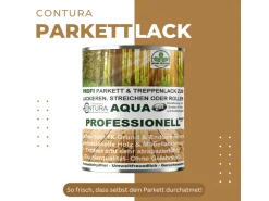 CONTURA Parkettlack Treppenlack Professionell Lack Fußbodenlack Dielenlack Holzlack Seidenmatt 20 Liter* Speziallacke