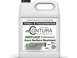 CONTURA Tischplattenlack Hartlack Treppenlack Lack & Universallack Grundierung Glänzend 2,5 Liter