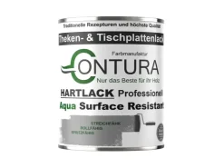 CONTURA Tischplattenlack Hartlack Treppenlack Lack & Universallack Grundierung Seidenmatt 750ml* Klarlacke
