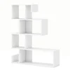 Costway Bücherregal mit 4 Ebenen 80 x 22 x 100 cm Weiß* Bücherregale