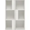 Costway 2er Set Bücherregal Aus Holz mit 3 Ebenen & Kippsicherung Weiß* Bücherregale|Holzregale