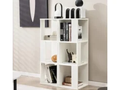 Costway 2er Set Bücherregal Aus Holz mit 3 Ebenen & Kippsicherung Weiß* Bücherregale|Holzregale