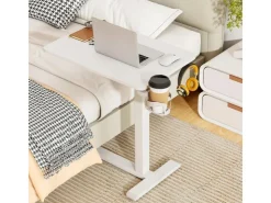 Costway Pflegetisch mit Rollen Betttisch Krankentisch* Tische