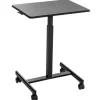 Costway Stehpult Höhenverstellbar Steh-Sitz Schreibtisch 65 x 48 cm