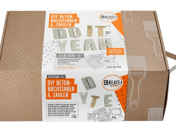 CREATE! by OBI DIY Betonbuchstaben & -zahlen