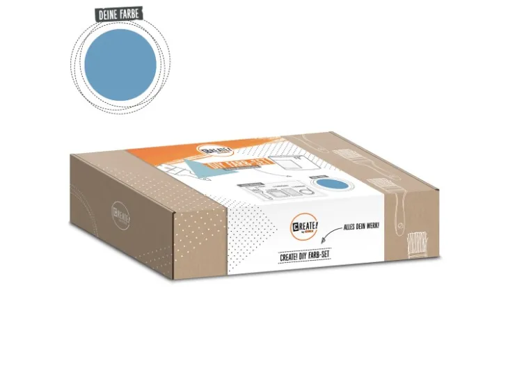 CREATE! by OBI DIY Farb-Set Kornblumenblau Satin Finish 125 ml* Bastelfarben
