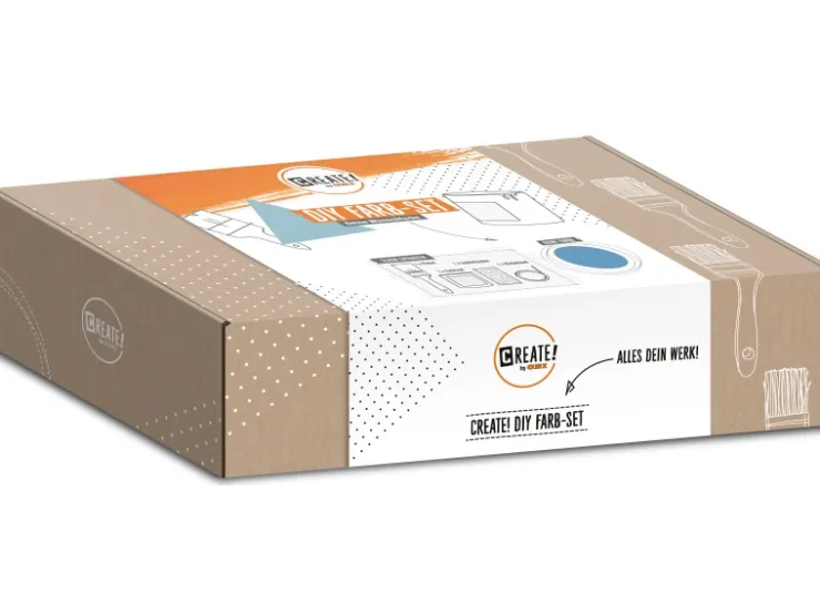 CREATE! by OBI DIY Farb-Set Kornblumenblau Satin Finish 125 ml* Bastelfarben