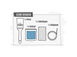 CREATE! by OBI DIY Farb-Set Kornblumenblau Satin Finish 125 ml* Bastelfarben