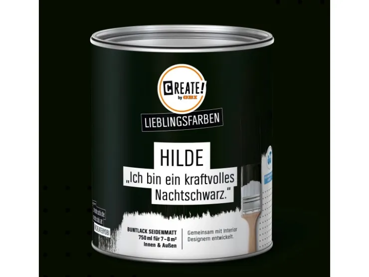 CREATE! by OBI Lieblingsfarben Buntlack Hilde seidenmatt 750ml