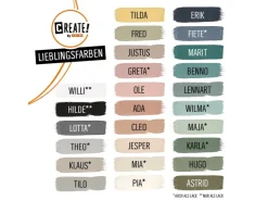 CREATE! by OBI Wandfarbe Lieblingsfarbe Theo Matt 2,5 l