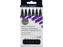 Dailer Rowney Fineliner-Set Simply 6 Stück* Stifte
