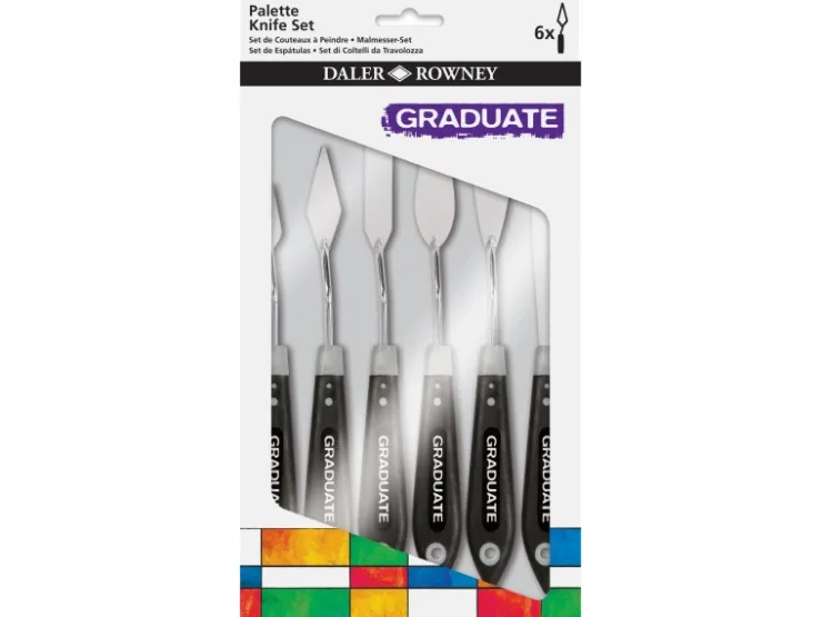 Daler-Rowney Daler-Rowney Palettenmesser-Satz 6 sortierte Messer* Künstlerzubehör