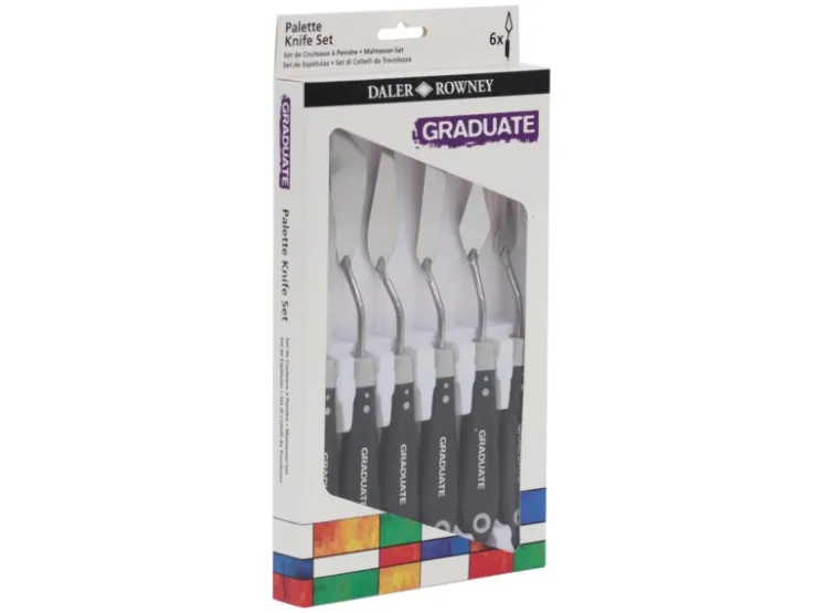Daler-Rowney Daler-Rowney Palettenmesser-Satz 6 sortierte Messer* Künstlerzubehör