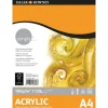 Simply Daler-Rowney Acrylmalpapier DIN A4, 190 g/m², 16 Blatt* Künstlerzubehör