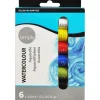 Simply Daler-Rowney Aquarellfarben-Set 6 x 12 ml Farbtuben
