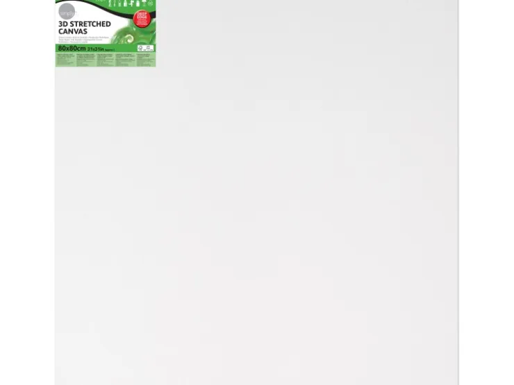 Simply Daler-Rowney 3D bespannter Keilrahmen 80 cm x 80 cm FSC®