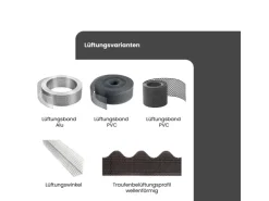 DAPRONA Lüftungswinkel Alu 20x 2m x 30mm x 90mm Silber Fassaden Lüftungswinkel* Insektenschutz