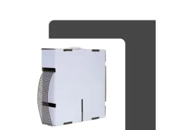 DAPRONA Vogelschutzgitter Lüftungsband 60m x 80mm Aluminium Braun* Insektenschutz