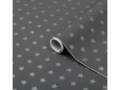 d-c-fix Selbstklebefolie Stars Grau 45cm x 2 m
