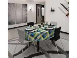 d-c-fix Tischdecke Victor Blau 110 x 140 cm eckig